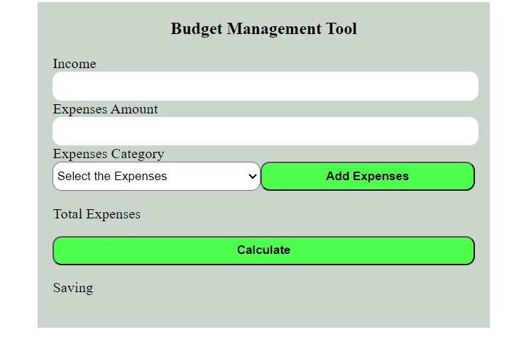 Budget Management App